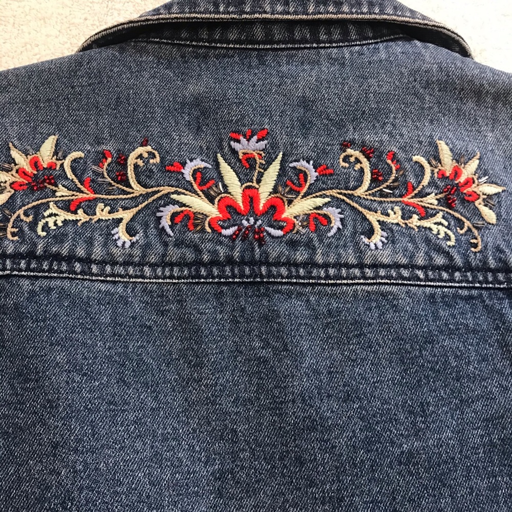Pendleton Embroidered Jean Jacket - image 4